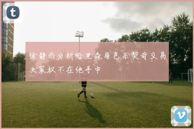 徐静雨分析哈里森角色东契奇交易决策权不在他手中